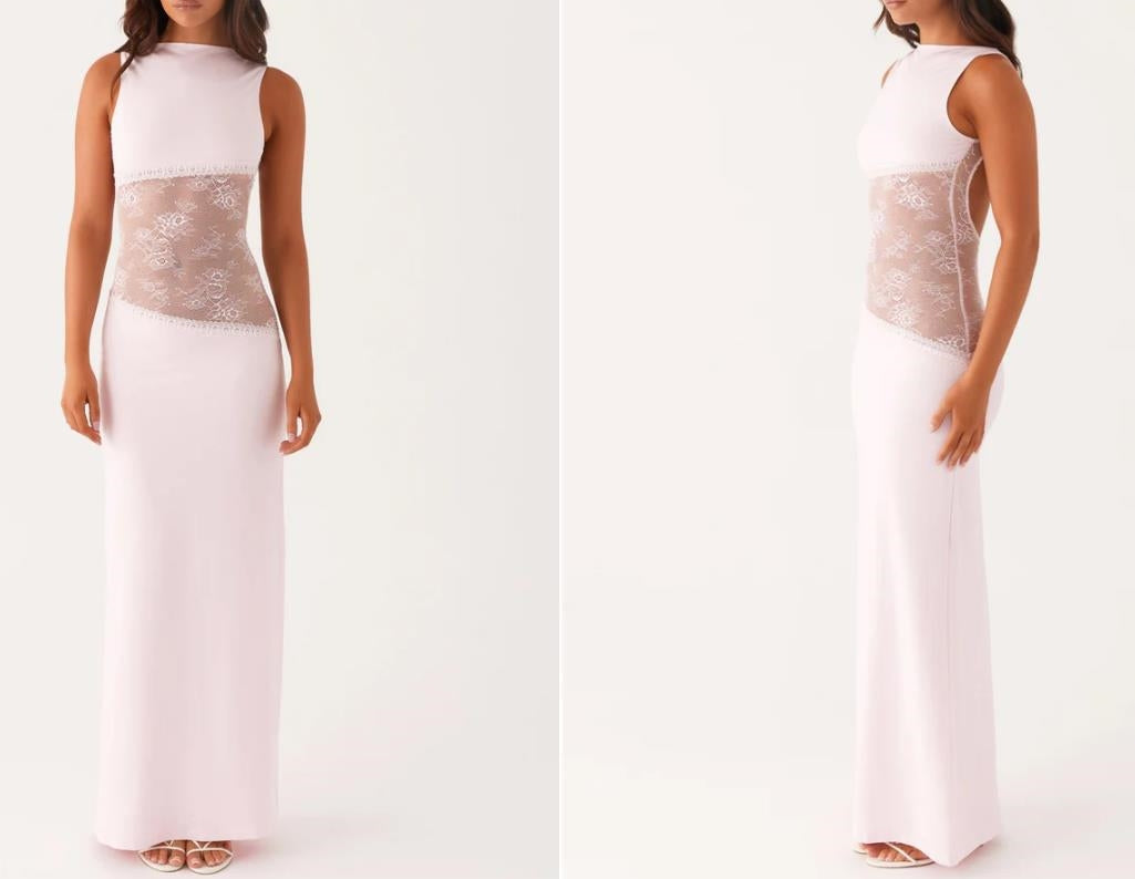 Lace Slip Maxi Dress – Y2K Style, 8 Colours – view 4 of 11