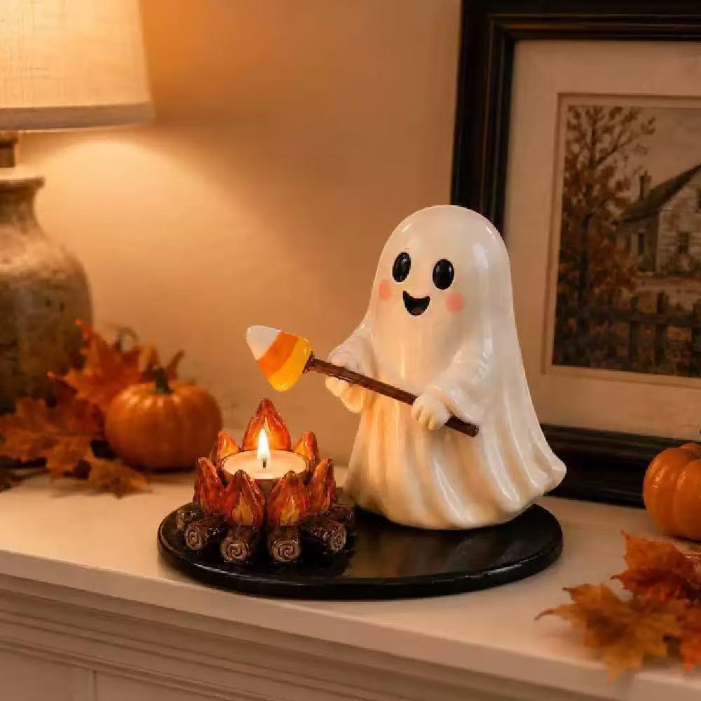 Halloween Campfire Tealight Holder – Ghost, Mummy or Scarecrow – view 3 of 7