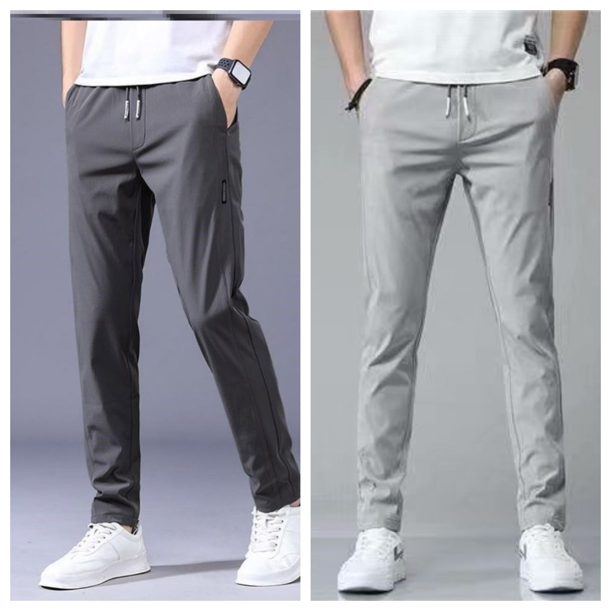 Men's Lightweight Drawstring Trousers – Relaxed Fit – view 8 of 18