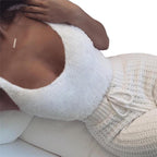 Velvet 3-Piece Lounge Set – Cami, Shorts & Cardigan – view 7 of 11