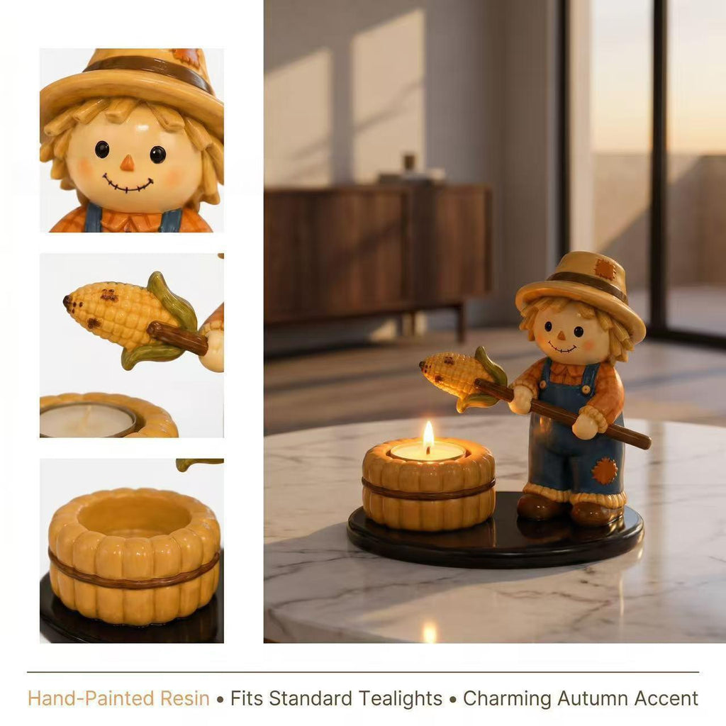 Halloween Campfire Tealight Holder – Ghost, Mummy or Scarecrow – view 4 of 7