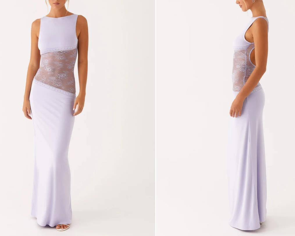 Lace Slip Maxi Dress – Y2K Style, 8 Colours – view 8 of 11