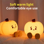 Silicone Pumpkin Night Light – Rechargeable, Tap Dimmable – view 6 of 12