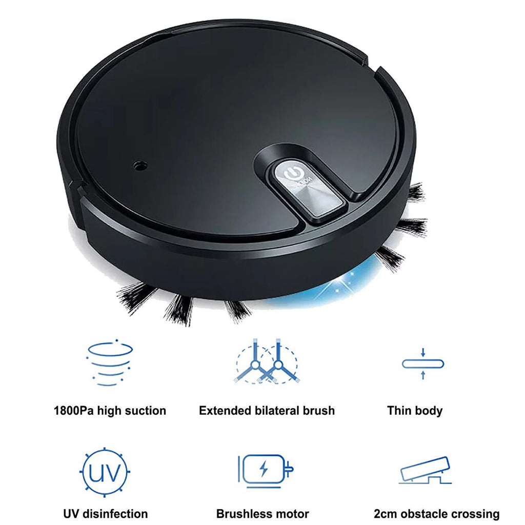 Compact Robot Vacuum – Rechargeable, One-Touch – view 7 of 11