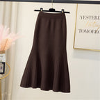 Knitted Midi Pencil Skirt – One Size, 4 Colours – view 5 of 9
